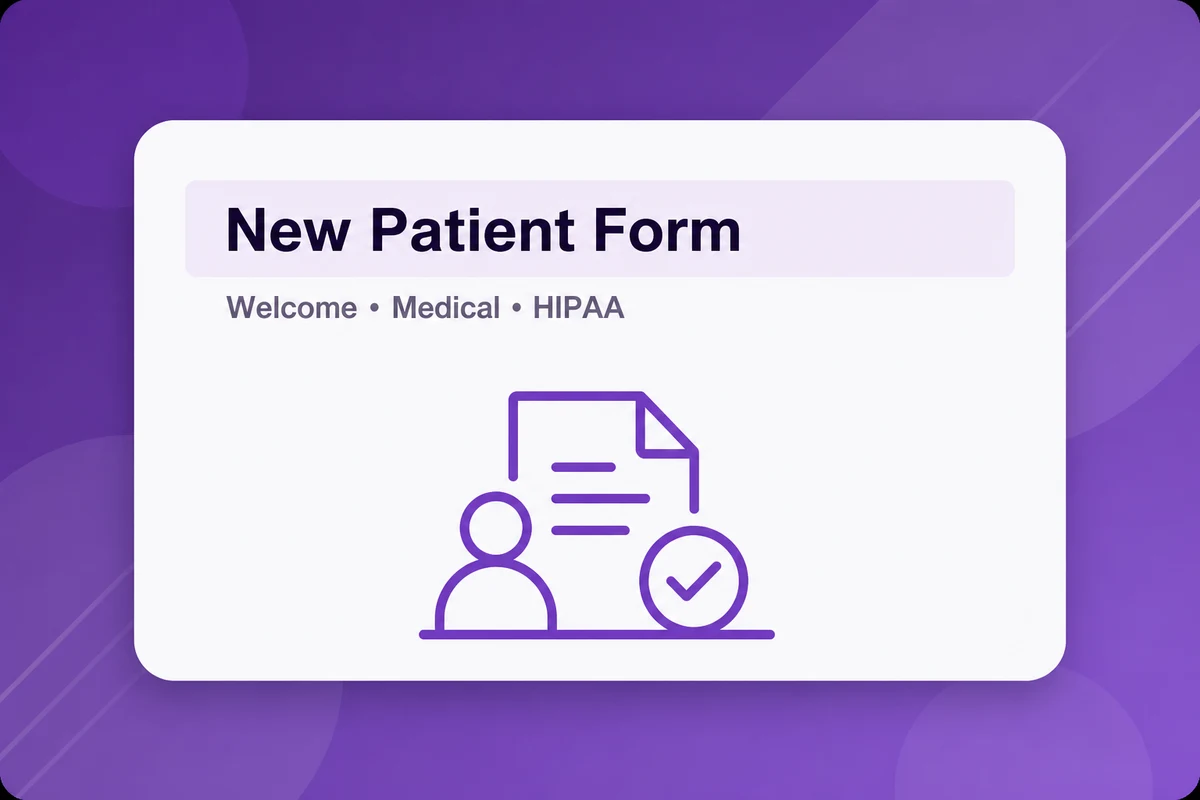 New Patient Form
